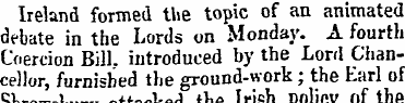 Ireland formed the topic of an animated ...