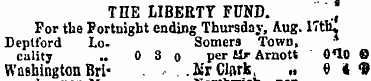 THE LIBERTY FUND. ., For the Fortnight e...