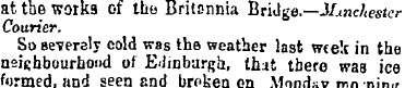 at the works of the Britannia Bridge.—Ma...