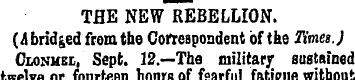 THE NEW REBELLION. {A bridged from the C...