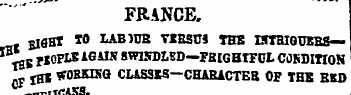 -"'"" FRANCE, SiaHT SO LAB1TJS V1ESTJ* T...