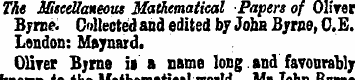 The Miscellaneous Mathematical Papers of...