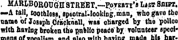 , MARLBOROUGH STREET,—Ppmn's Last Swpt ....