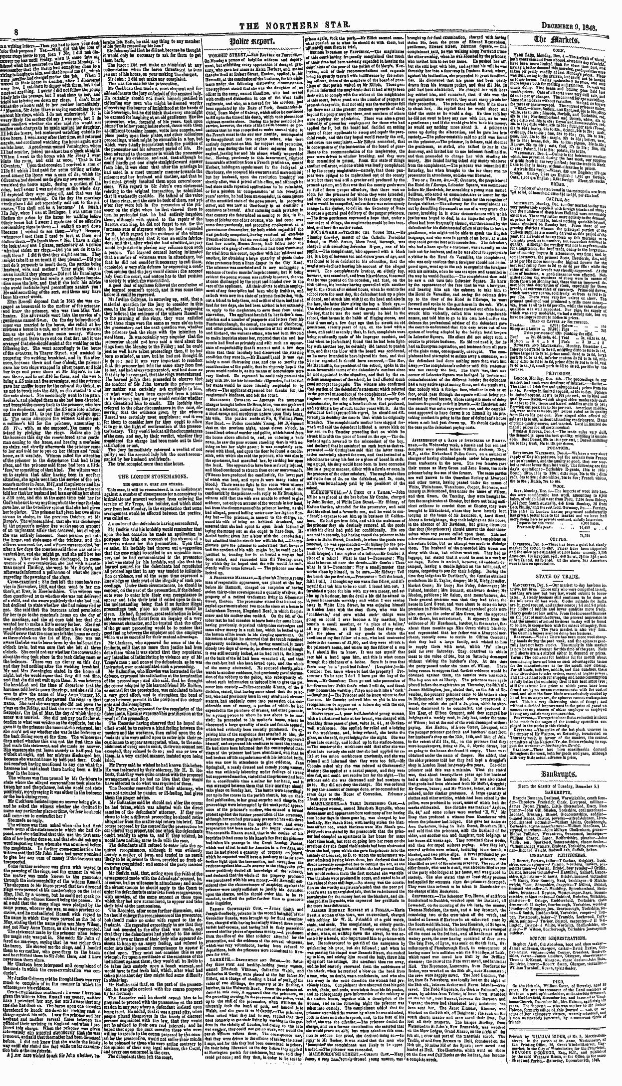 Northern Star (1837-1852): jS F Y, 3rd edition - Arfbebenbion Or A Gahq Or Swindlibs At B...
