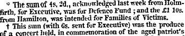 3 Tlie sum Of 4s. 2d., acknowledged last...