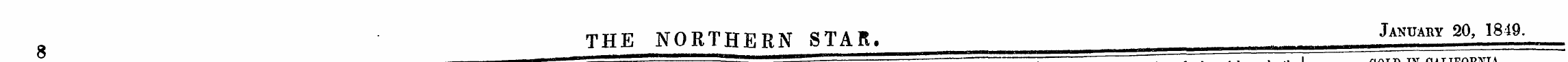 a THE NORTHERN STAR. January 20, 1849. <...