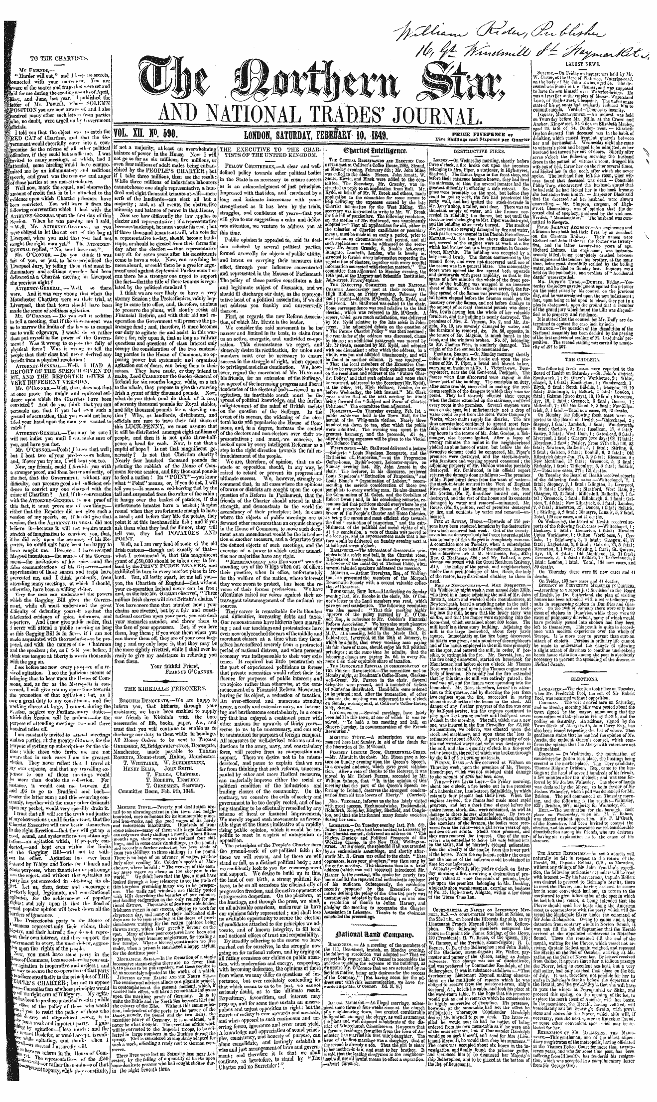 Northern Star (1837-1852): jS F Y, 3rd edition - Illegal Marriage.—An Illegal Marriage, S...