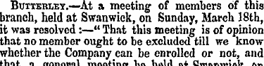 Butterley.—-At a meeting of members of t...