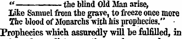 " the blind Old Man arise, Like Samuel f...
