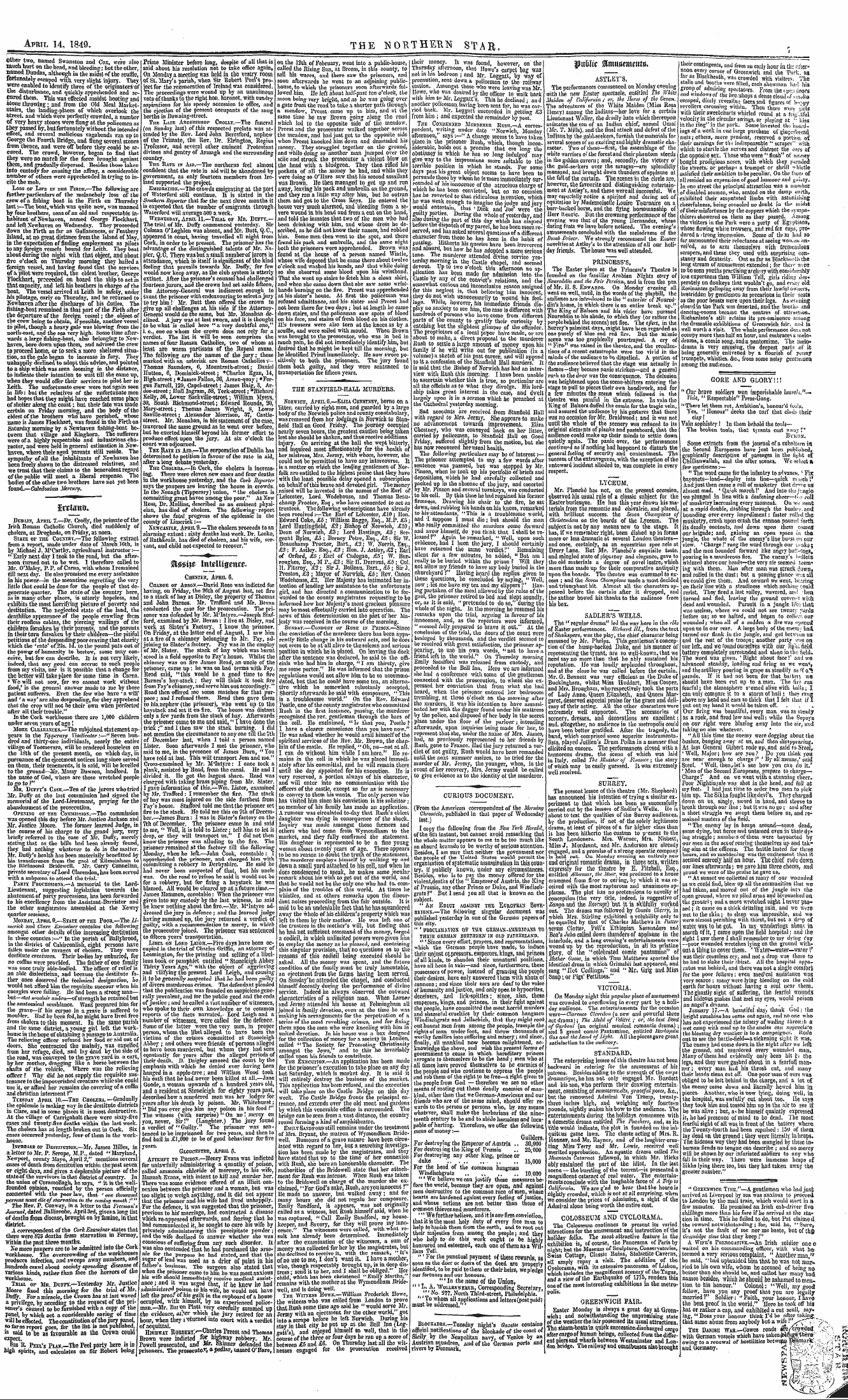 Northern Star (1837-1852): jS F Y, 3rd edition - Jrelawfl.