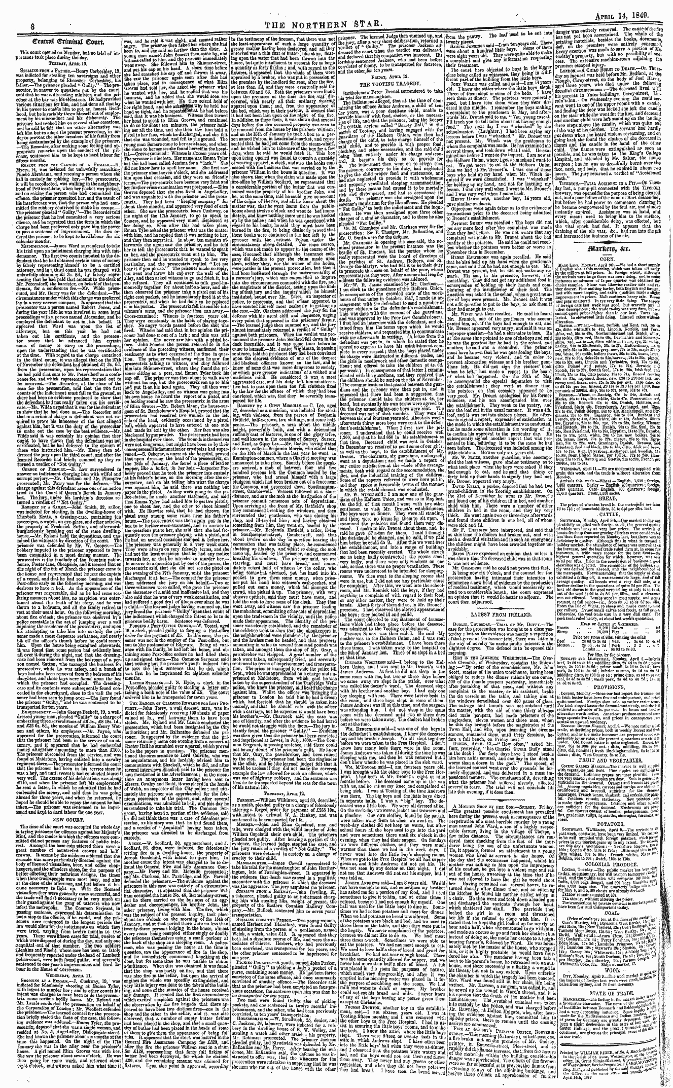 Northern Star (1837-1852): jS F Y, 3rd edition - ©Entral Crttminal €&Lt;Wtt