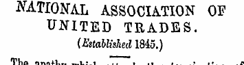 -NATIONAL ASSOCIATION OF UNITED TRADES. ...