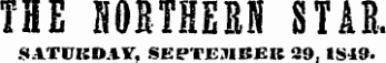 THE MBTHEB1 STAB. SATURDAY. SEPTEMBER 29, IS49.