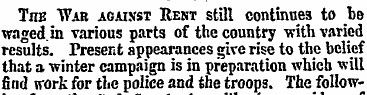 The War against Rent still continues to ...