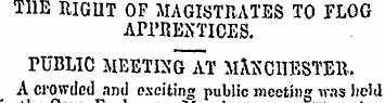 THE ItlGUT OF MAGISTRATES TO FLOG APPBEX...