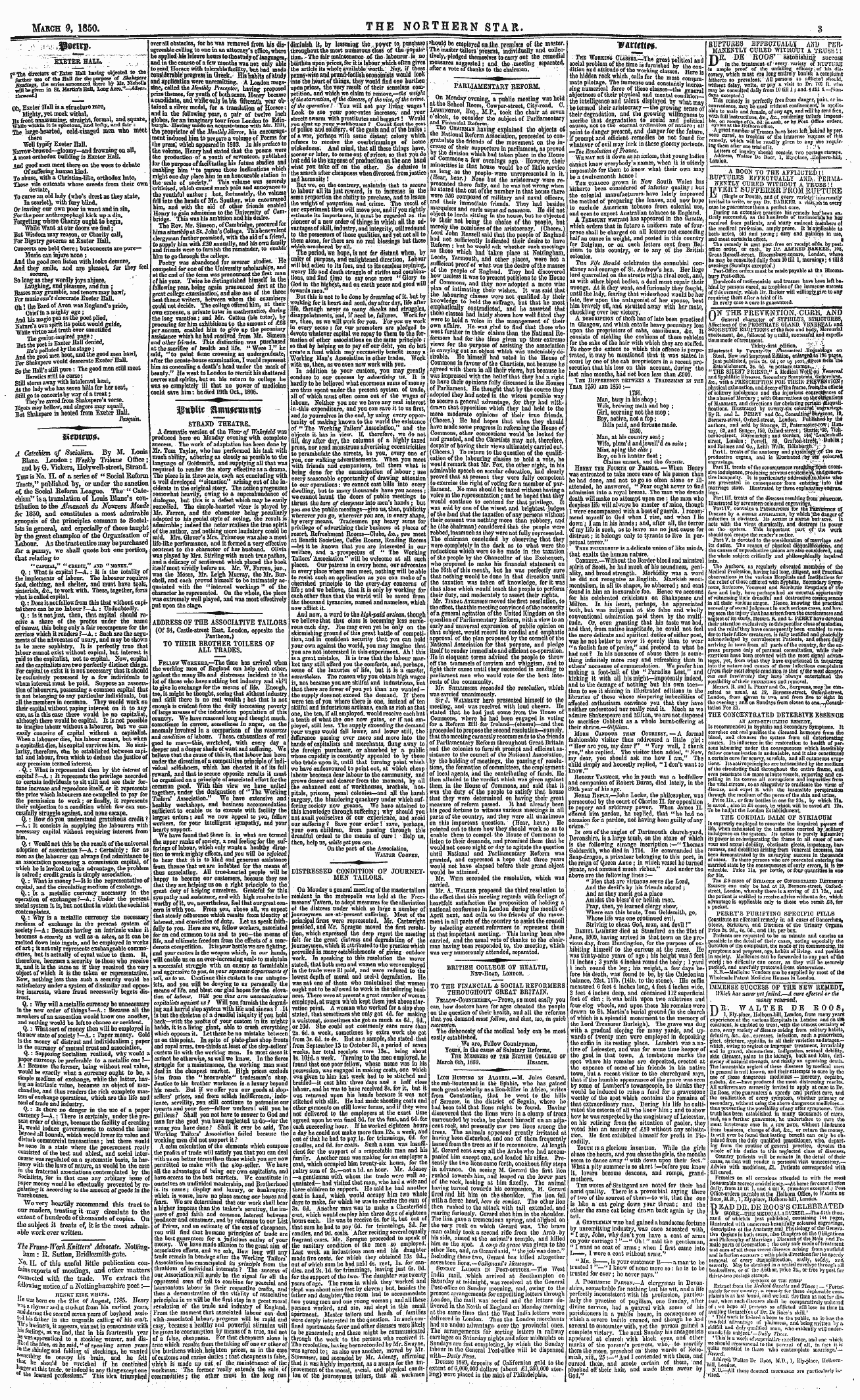 Northern Star (1837-1852): jS F Y, 3rd edition - —~ A &T Mm