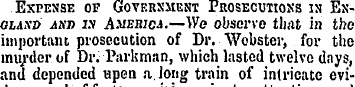 ExrENSE of Government Prosecutions in En...