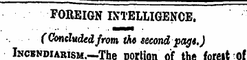 FOREIGN INTELLIGENCE. (Concluded from th...