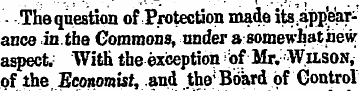 - The question of Protection made its ap...