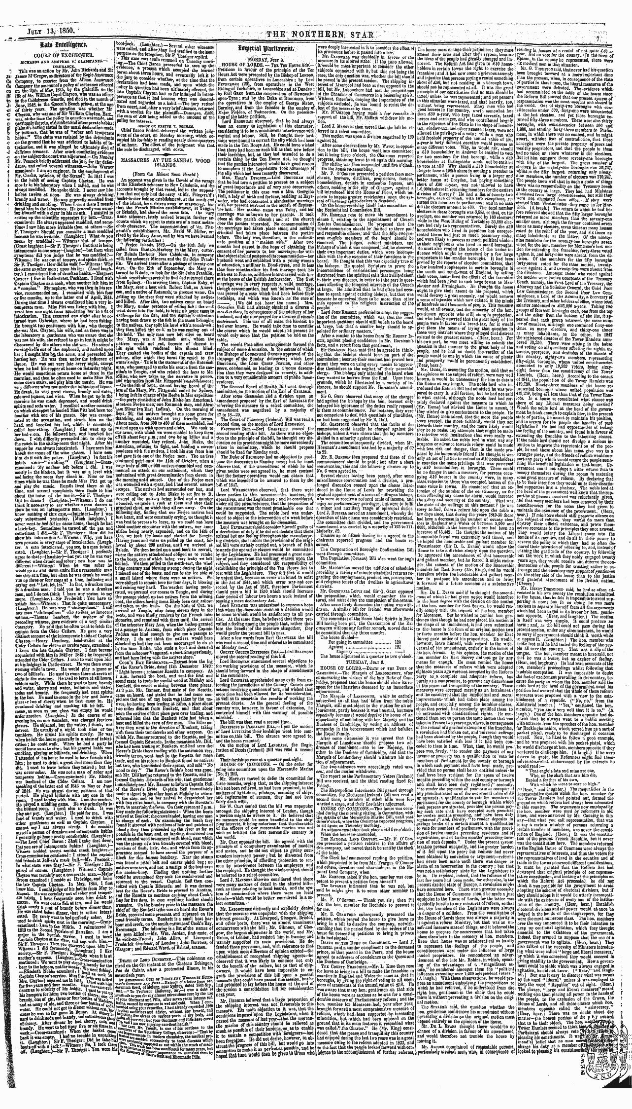 Northern Star (1837-1852): jS F Y, 3rd edition - Iflili ' Fnfelkffttttt. £Ato Jntffutgeitce