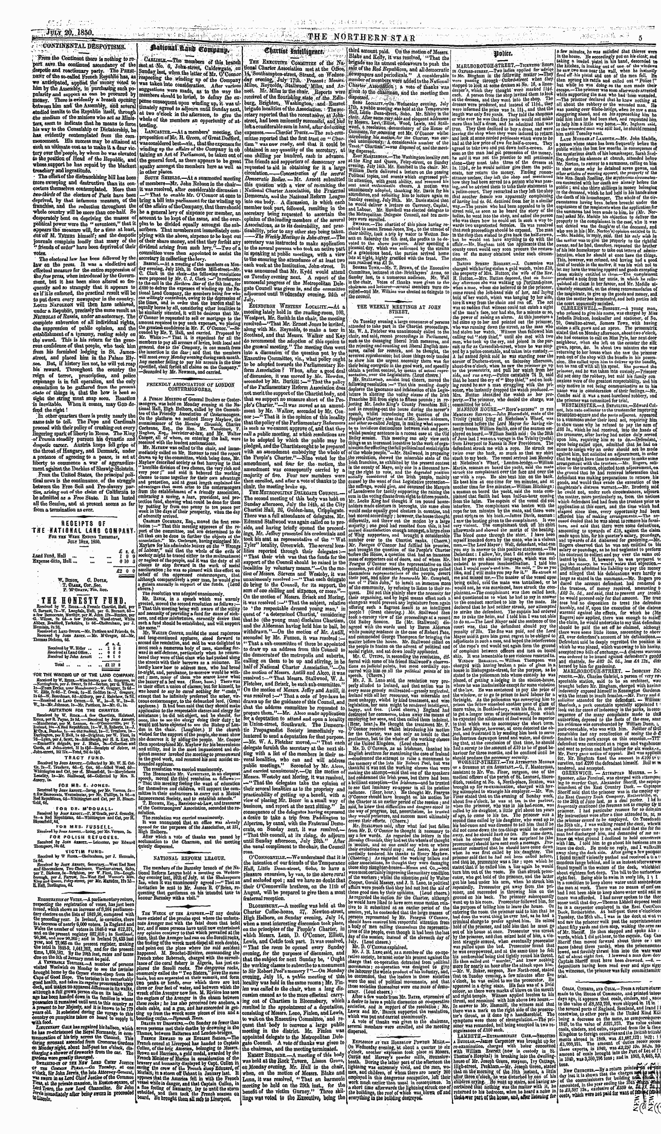 Northern Star (1837-1852): jS F Y, 3rd edition - Regisieatiox Of Votes.—A Parliamentary R...