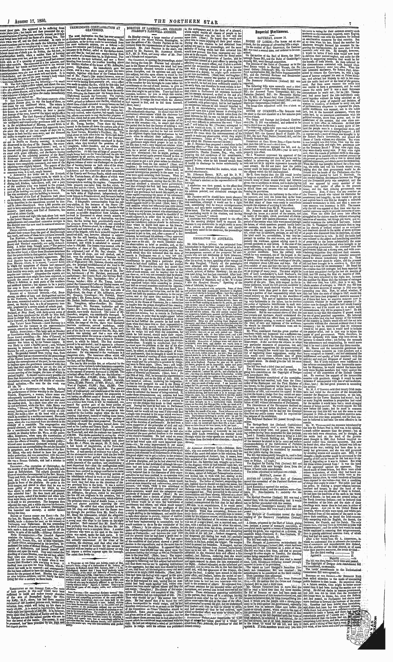 Northern Star (1837-1852): jS F Y, 3rd edition: 7
