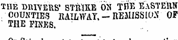THE DHIYERS' STBIKB ON THE E.\STE11N COU...