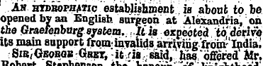 Ah. hydbophaxic establishment is about t...