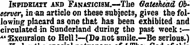 IspiDKMir ANn Fanaticism.—The Gateshead ...