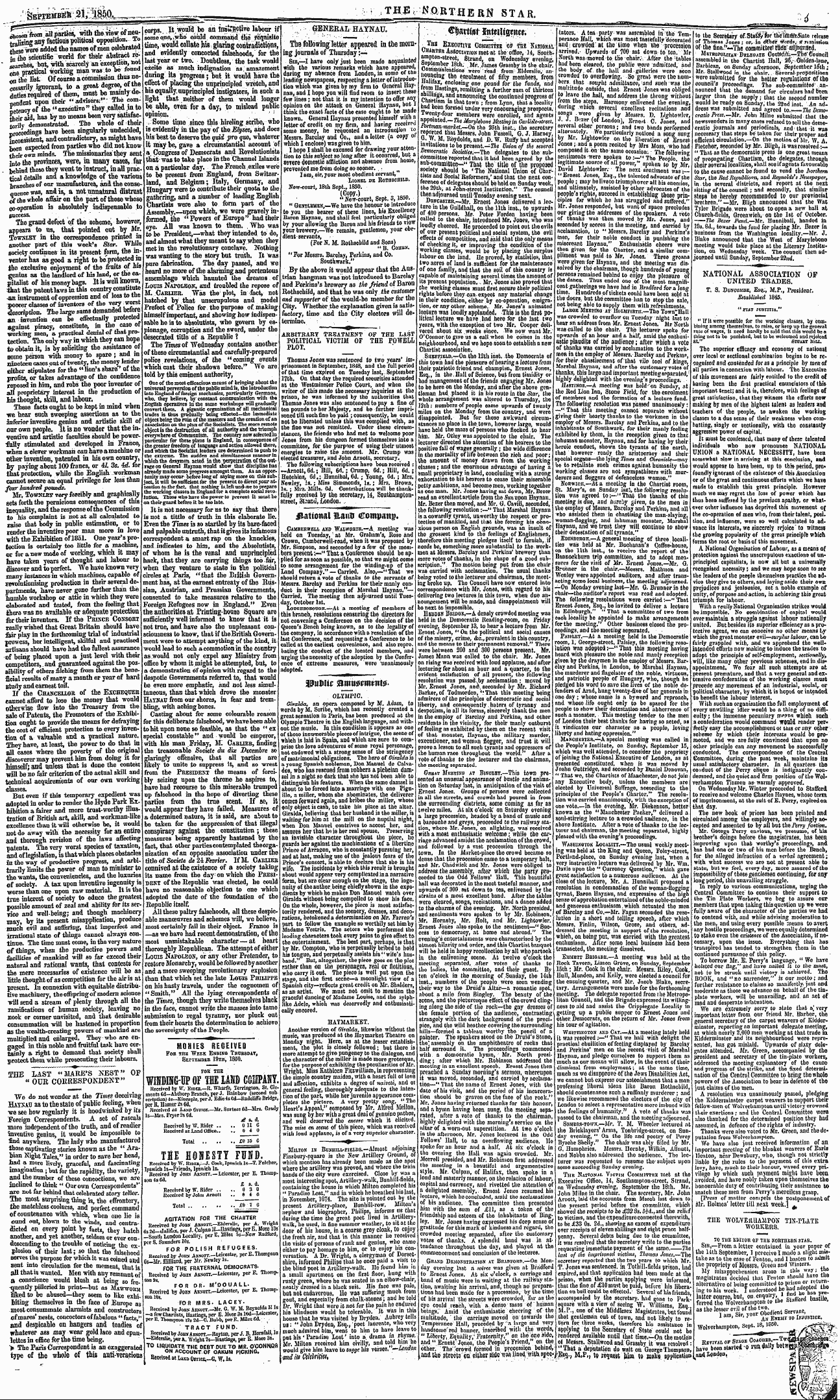 Northern Star (1837-1852): jS F Y, 3rd edition - Gumt Mtiliqmt