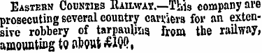 Eastern Counties Railway.—This company a...