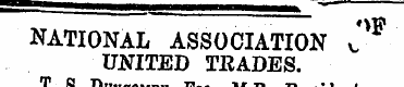 NATIONAL ASSOCIATION J >F UNITED TEADES....