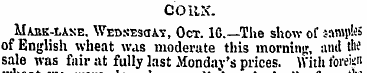 CO US. Mark-lane, Wedsesoay, Oct. IC—Tli...