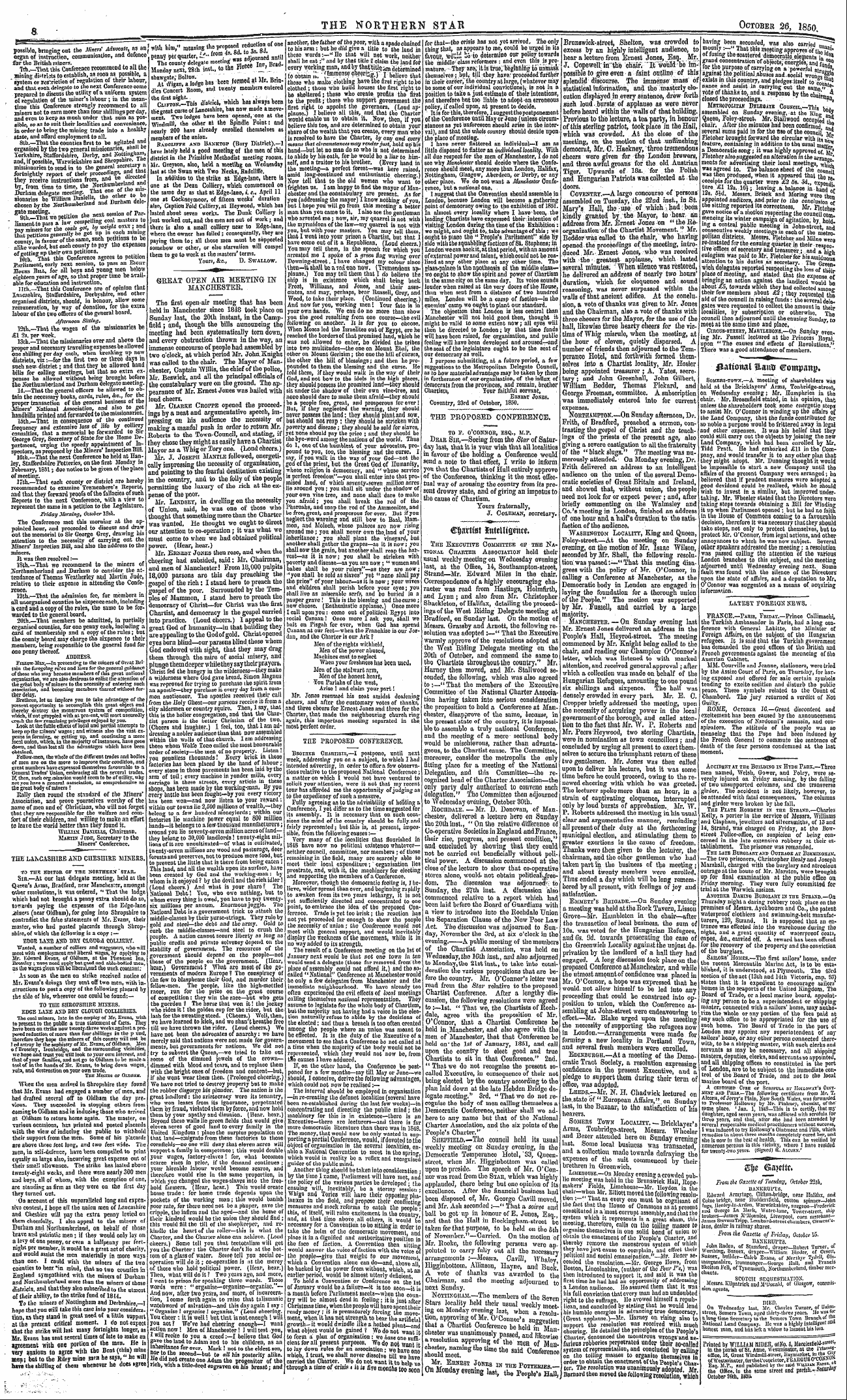 Northern Star (1837-1852): jS F Y, 3rd edition - ¦^A Ttotwl %Am -Crompatty.