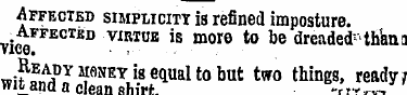 Affected simplicity is refined imposture...