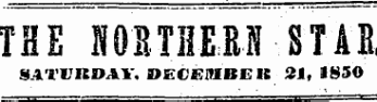 TBE NORTHERN STAB SATURDAY, DECEMBEK 21, 1850