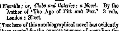 IWynville; or, Clubs and Coteries: a Nov...