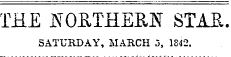 THE JN T OETHEEN STAR. SATURDAY, MARCH 3, 1S42.