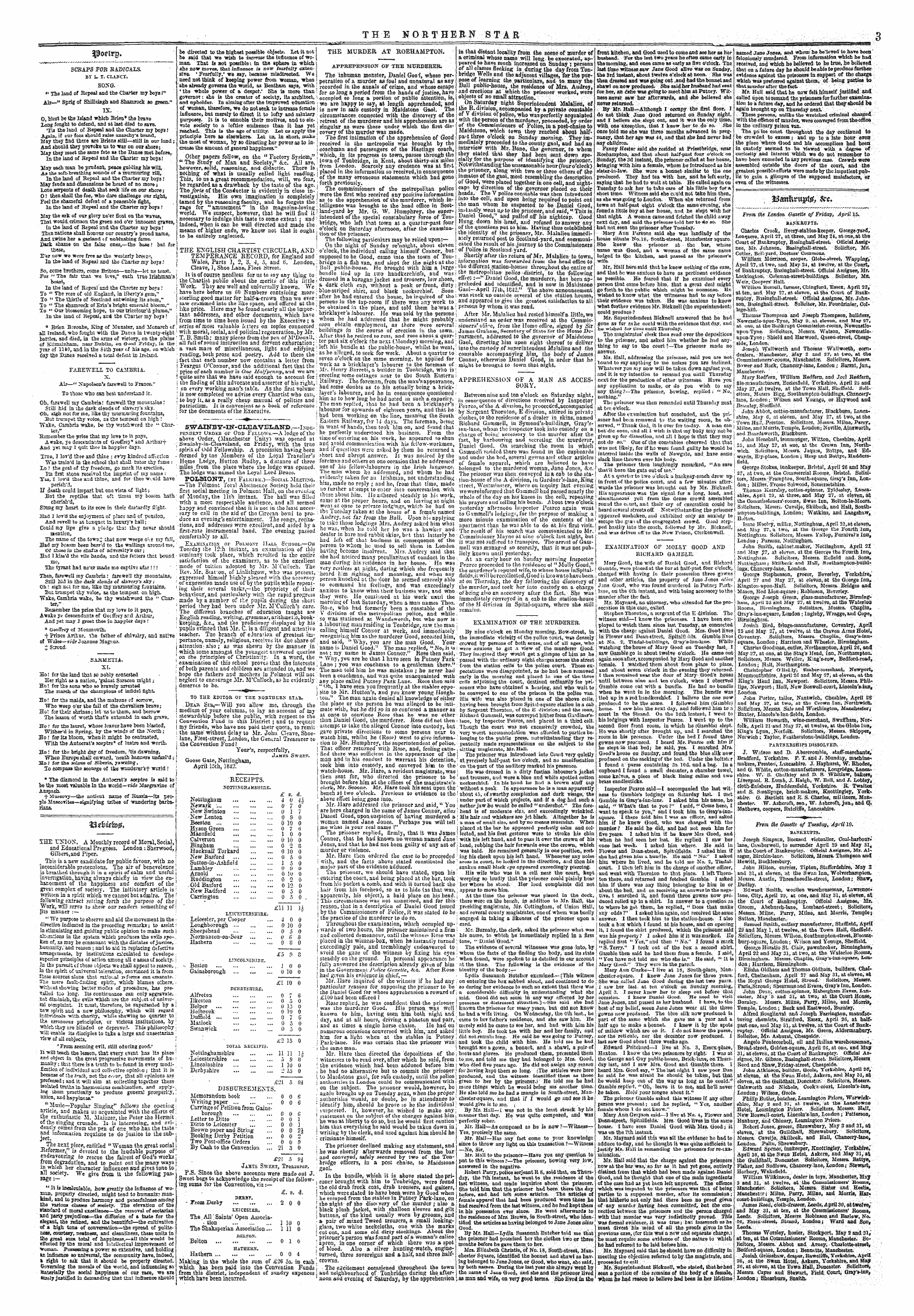Northern Star (1837-1852): jS F Y, 4th edition - Siortpg
