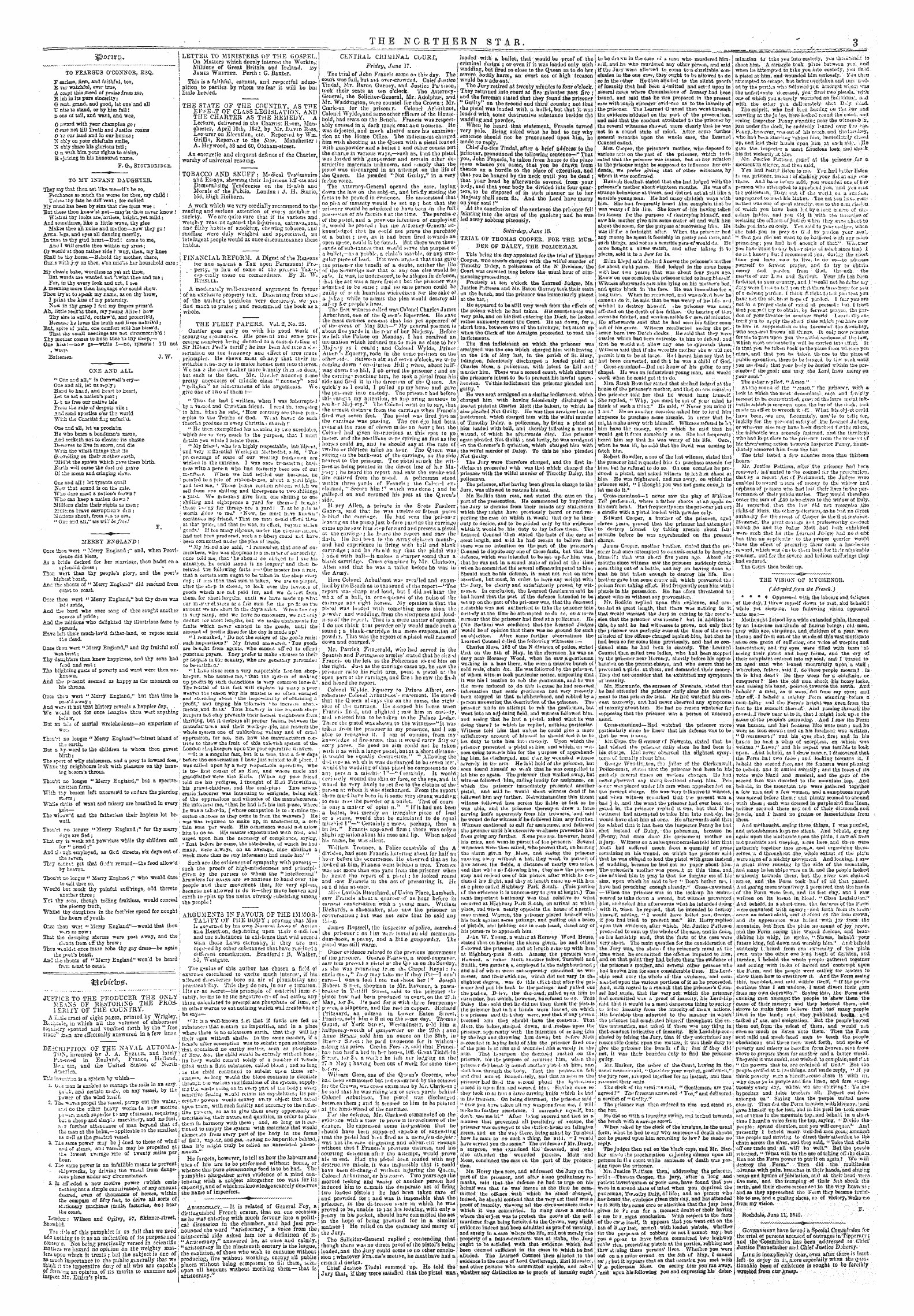 Northern Star (1837-1852): jS F Y, 4th edition - Ttocltv*