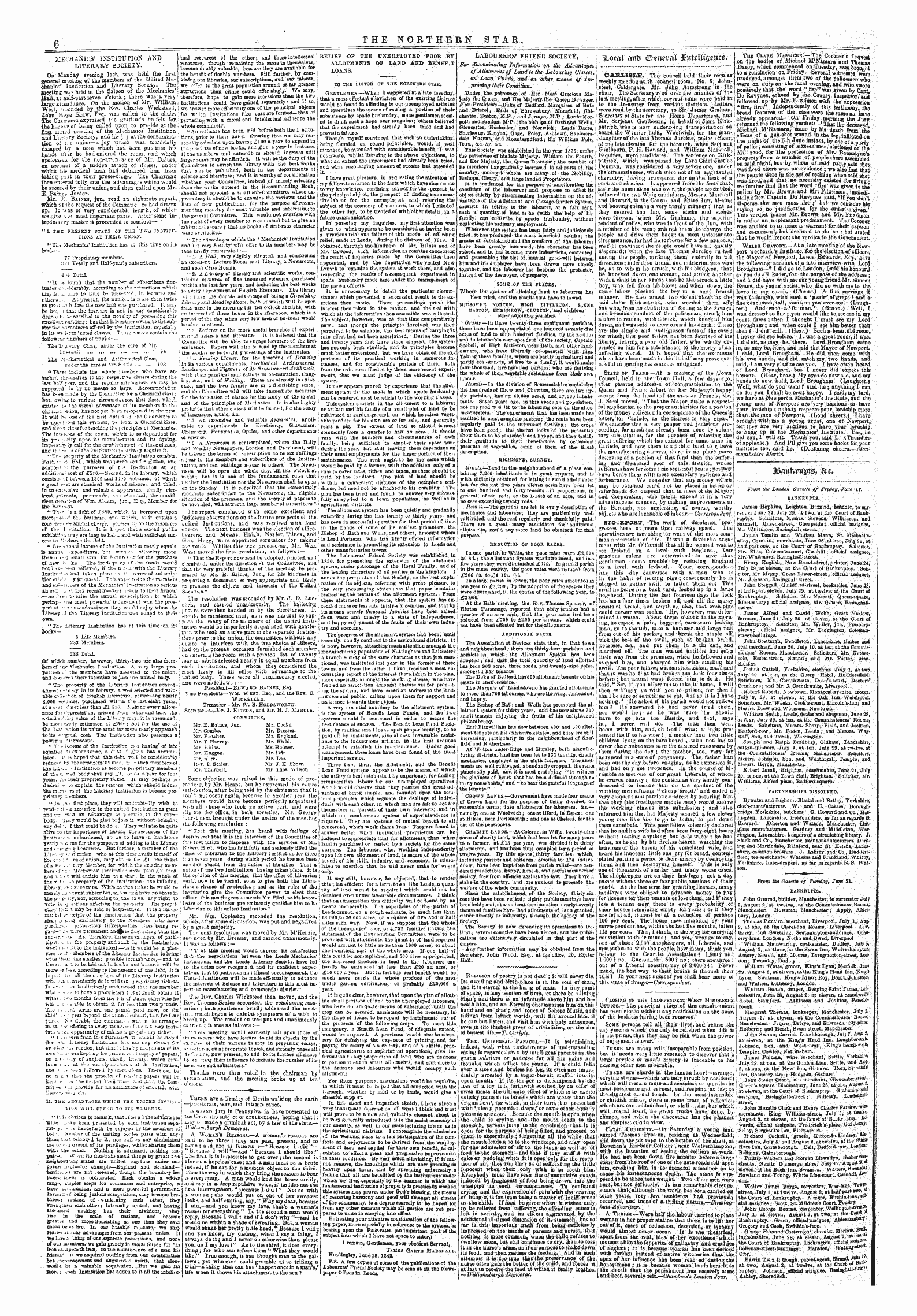 Northern Star (1837-1852): jS F Y, 4th edition: 6