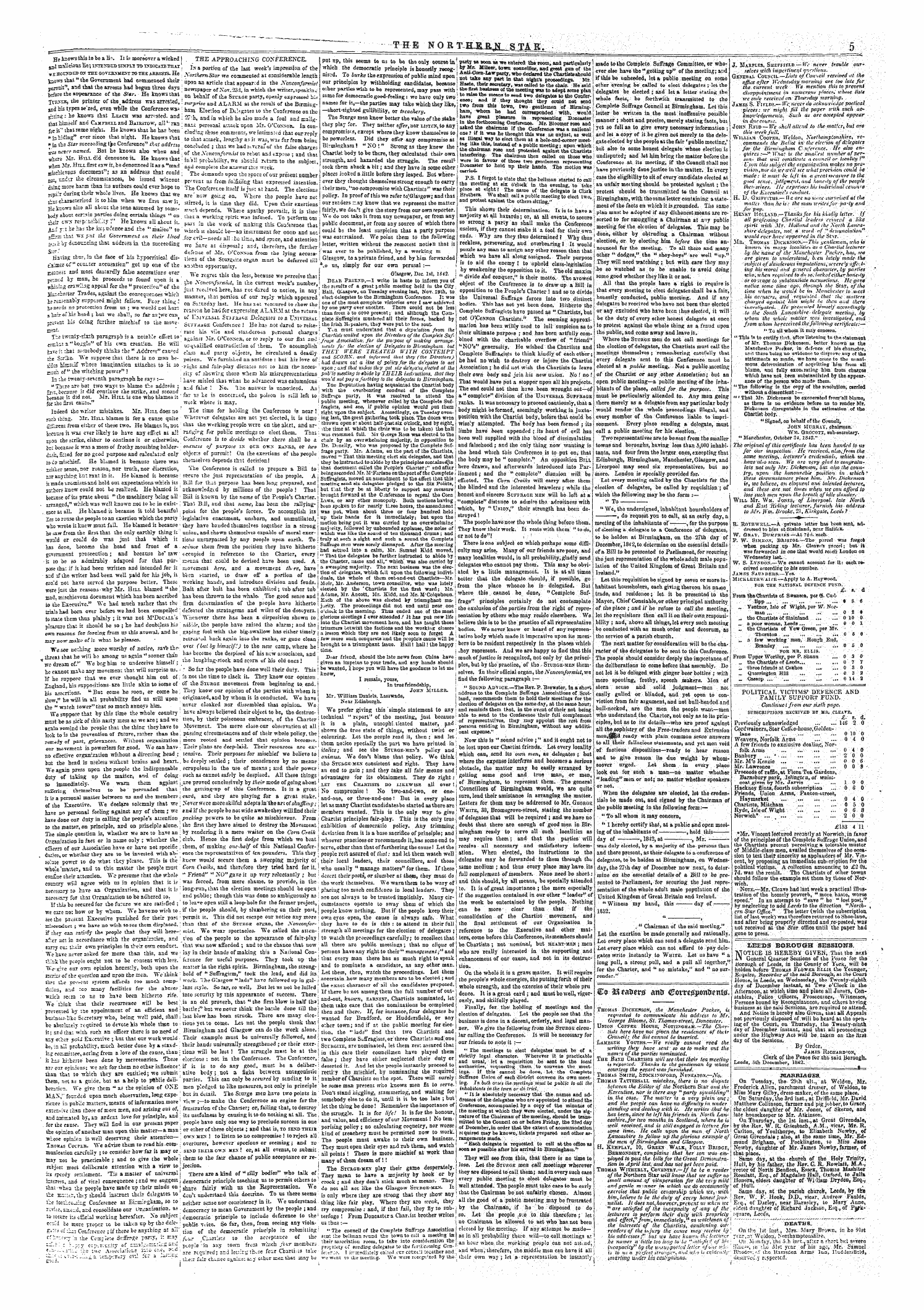 Northern Star (1837-1852): jS F Y, 4th edition - ©0 Mtttotv8 Aittr &Lt;C?Ovfc^J)Oulr?Jttj3i