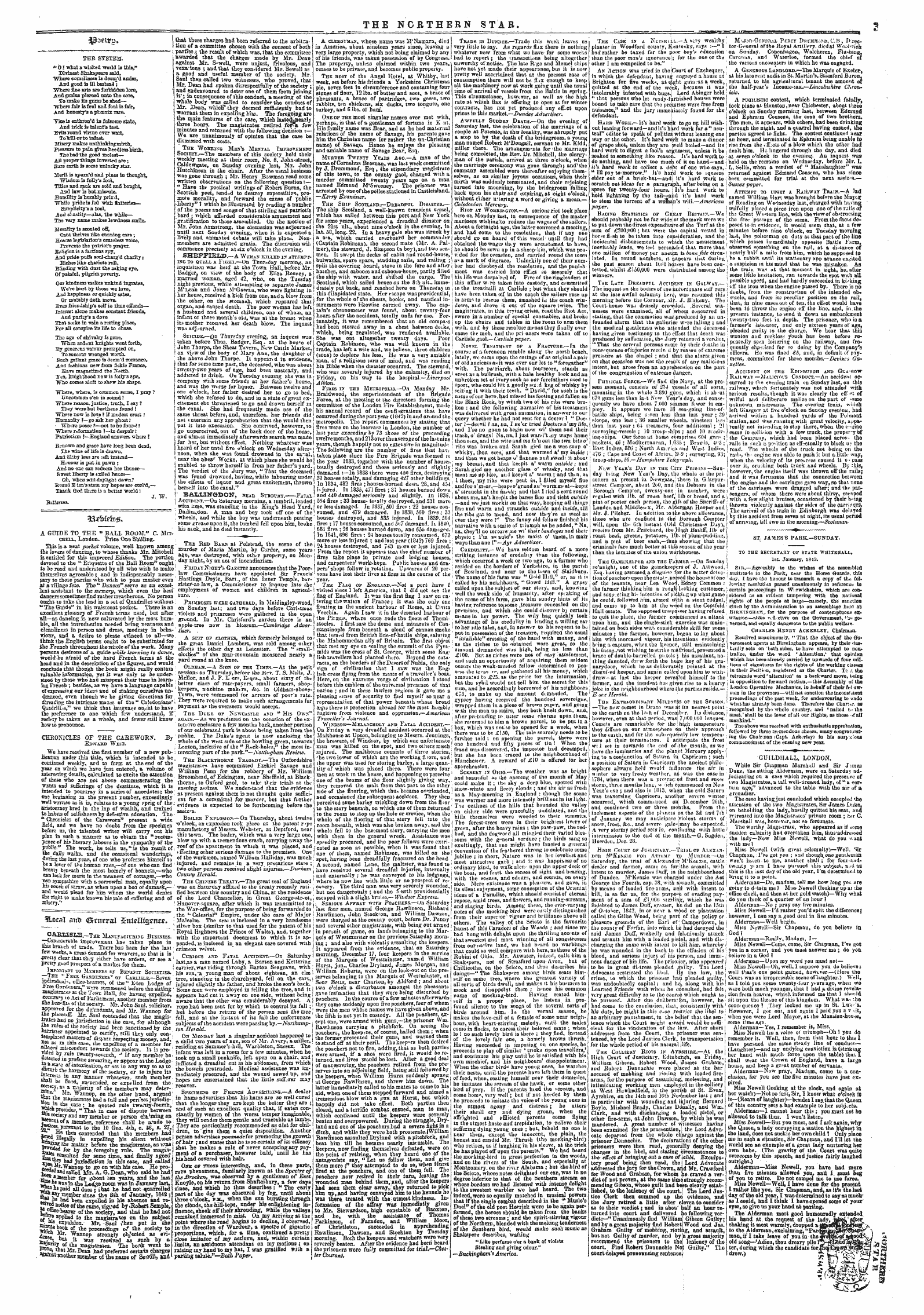 Northern Star (1837-1852): jS F Y, 4th edition - 3£Omd ' The Nckthern Stab. ; _^ ___ ^ _ __ —. ._ ~ -