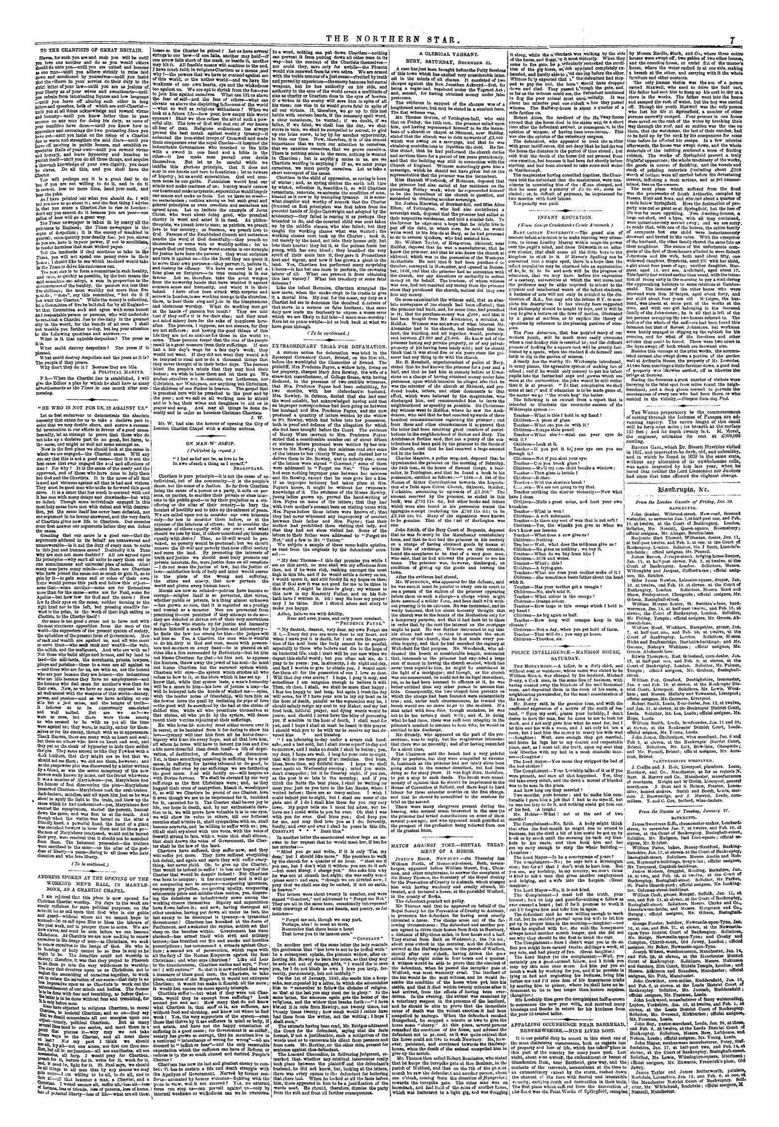 Northern Star (1837-1852): jS F Y, 4th edition: 7