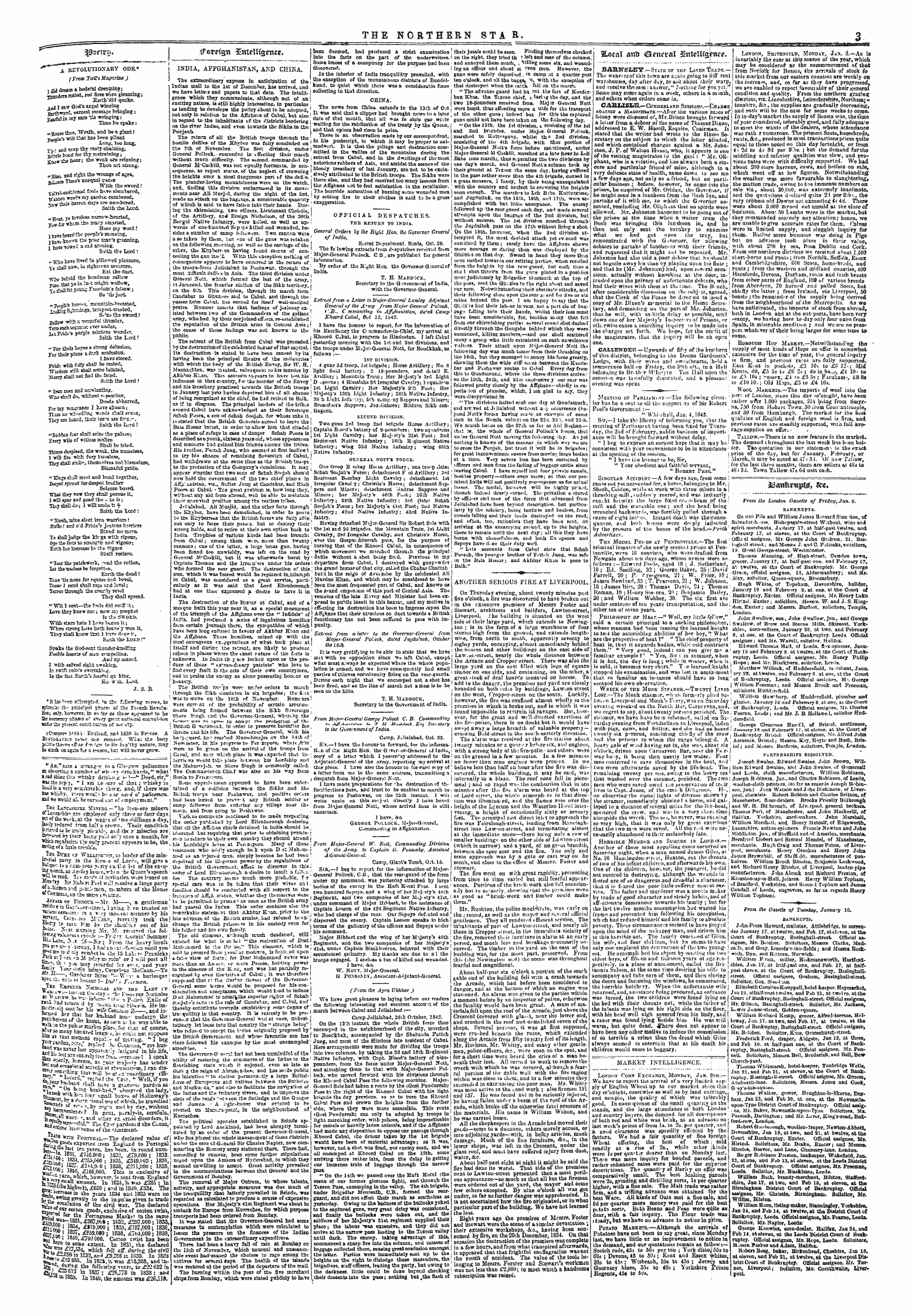 Northern Star (1837-1852): jS F Y, 4th edition - Wsnvz* '