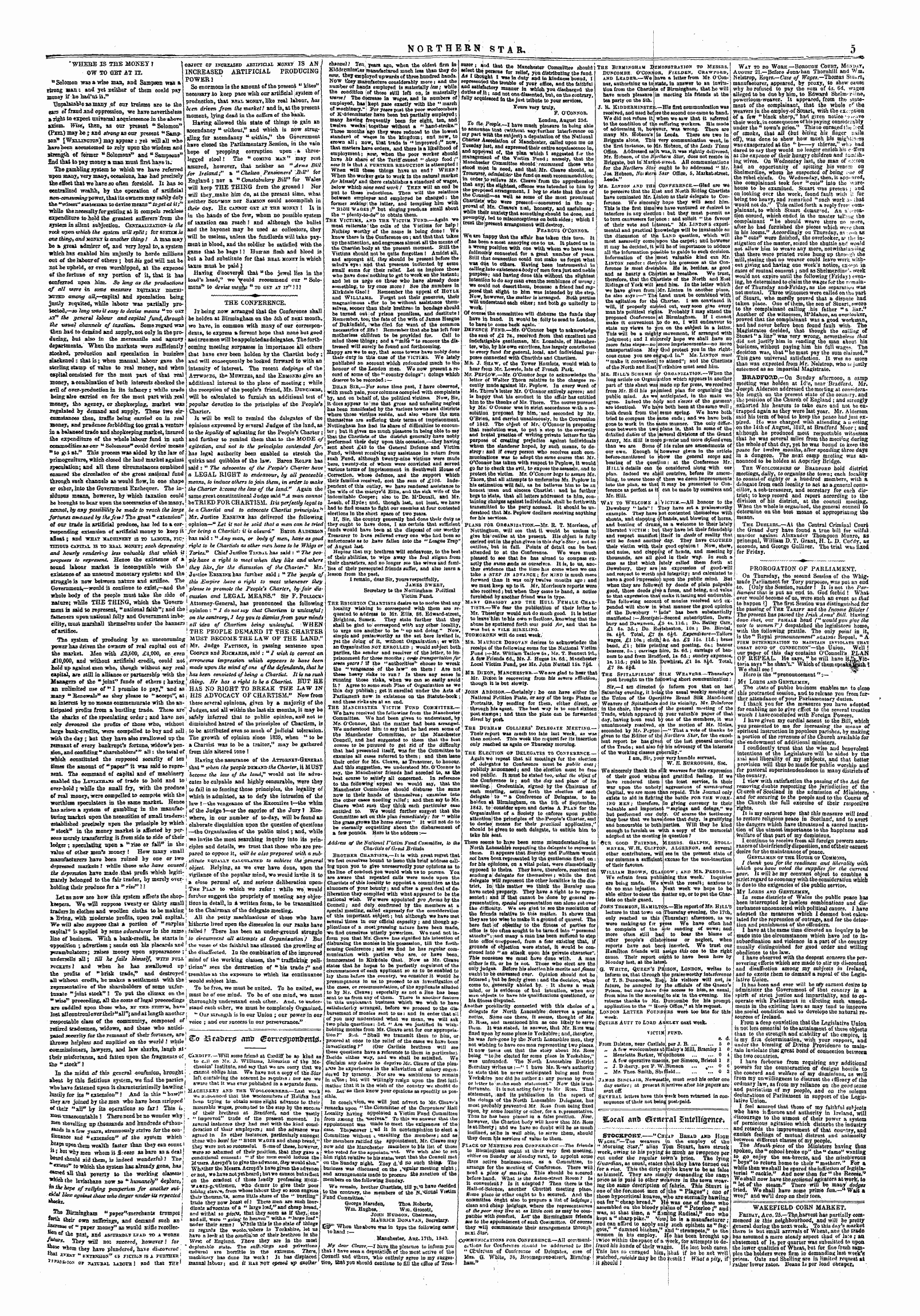 Northern Star (1837-1852): jS F Y, 4th edition - &Ocal Au& ©Fewera\ Snttfifgtttta