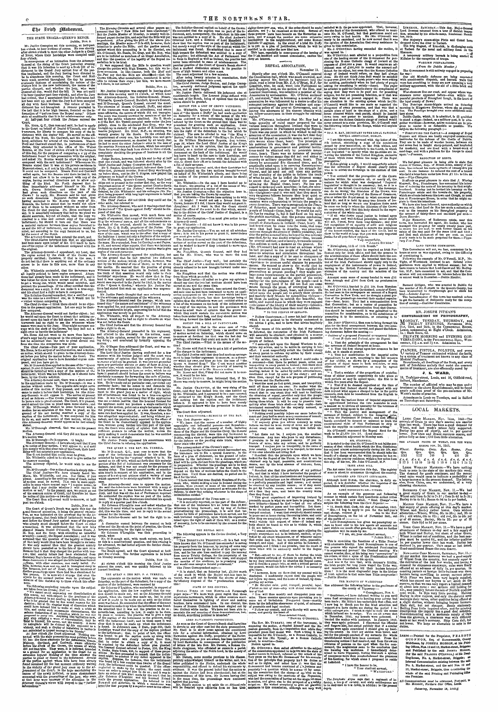 Northern Star (1837-1852): jS F Y, 4th edition - Mr. Joseph Pitman's Conversazioni On Phonography,