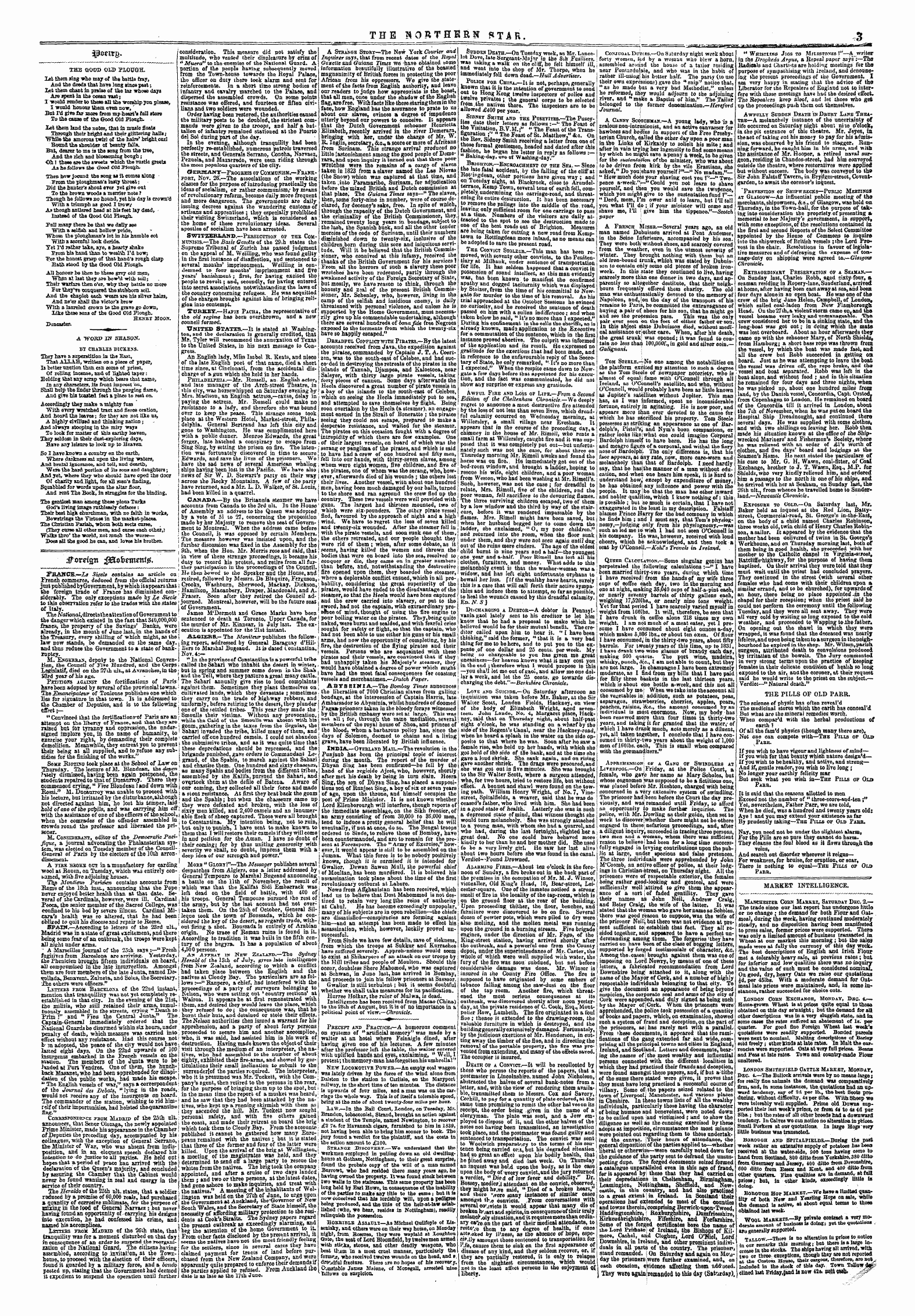 Northern Star (1837-1852): jS F Y, 4th edition: 3