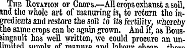 The Rotatioh of CRors.—All crops exhaust...