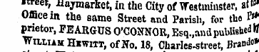 «reet , uaymarket, in the City of Westmi...